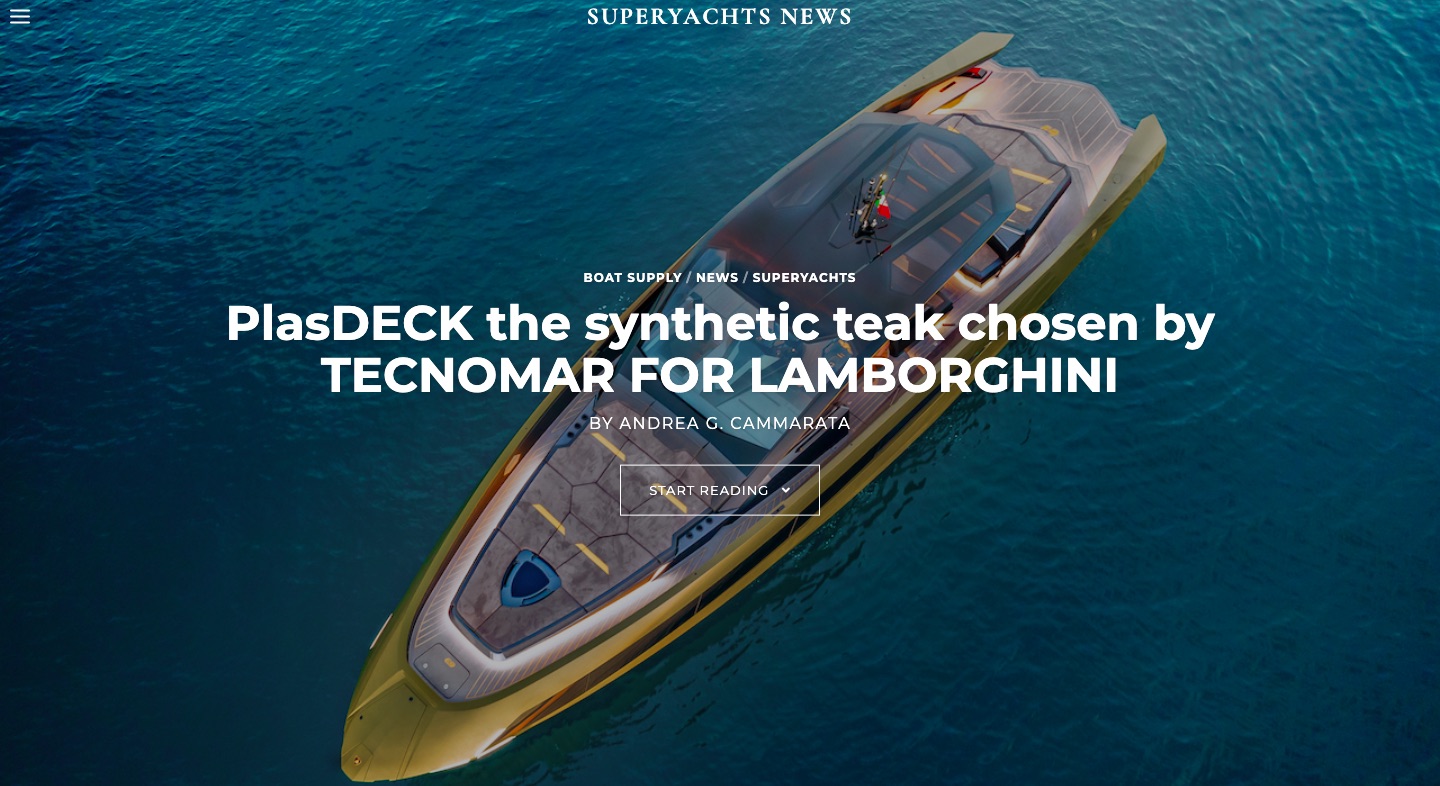 Lamborghini chose PlasDECK