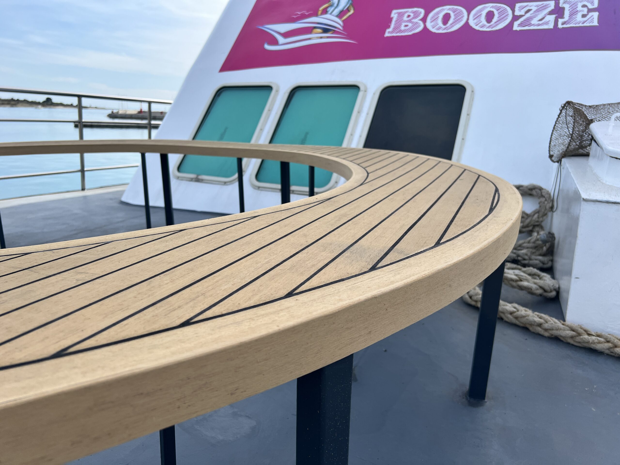 synthetisches Teak Partyboot Zrće Novalja