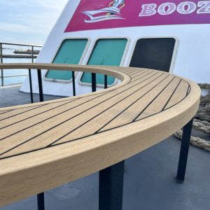 jacuzzi platform synthetic teak boat